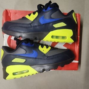 Nike Air Max 90 Leather TD 'Dark Grey Royal'